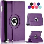 360° Rotating Case for iPad 10.2/10.5 – PU Leather Smart Cover with Auto Sleep/Wake, Multi-Angle Stand & Full Protection (Multi Colour)