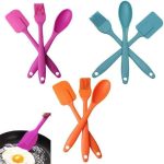 3-Piece Silicone Cooking Utensil Set | Spatula, Spoon & Brush | Heat Resistant for Baking & Cooking - Image 2