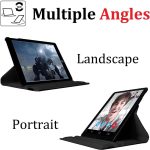 360° Rotating Case for iPad 10.2/10.5 – PU Leather Smart Cover with Auto Sleep/Wake, Multi-Angle Stand & Full Protection (Multi Colour) - Image 3