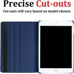 360° Rotating Case for iPad 10.2/10.5 – PU Leather Smart Cover with Auto Sleep/Wake, Multi-Angle Stand & Full Protection (Multi Colour) - Image 5