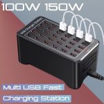 30-Port USB Charging Hub – 150W High-Speed Multi-Device Charger for Smartphones, Tablets, and More - Image 3