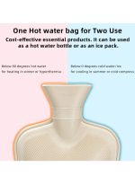 Hot Water Bag with Soft Cover | Rubber Hot & Cold Therapy Pack for Pain Relief - Image 4