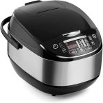 Electric Rice Cooker – 5L Multifunctional Digital Touch 900W Cooker for Rice, Steaming, Slow Cooking, and More - Image 5