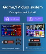 Q9 Video Game Stick | Android 5G 8K TV Box Dual System | 2.4G Dual Wireless Controllers | Gaming & Entertainment Hub - Image 5