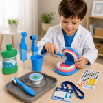Kids Dentist Doctor Pretend Play Set - Image 3