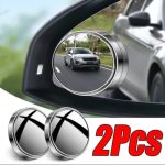 Car Blind Spot Mirror Set, 2 Pcs Round Original Glass Convex Mirrors - Image 7