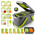 22-in-1 Multifunctional Vegetable Cutter and Chopper Set - Image 2