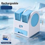 Portable USB Mini Air Cooler Fan with Water Cooling Function (Multi-Colour) - Image 3