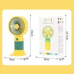 Portable Rechargeable Mini Table Fan for Home & Office - Image 6